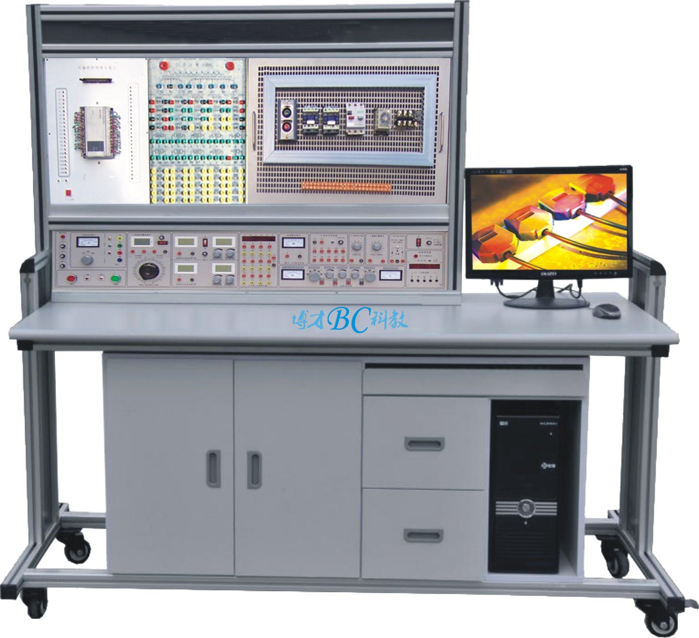 BC-790G 電工模電數電單片機PLC傳感器綜合實訓設備